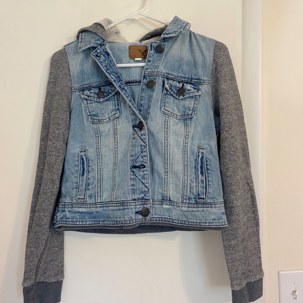 American Eagle Jean Hoodie